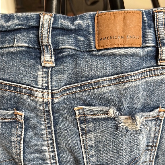 AMERICAN EAGLE OUTFITTERS women's distressed jeans, size 00 - Picture 4 of 12